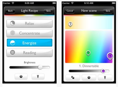 La app che gestisce Philips HUE